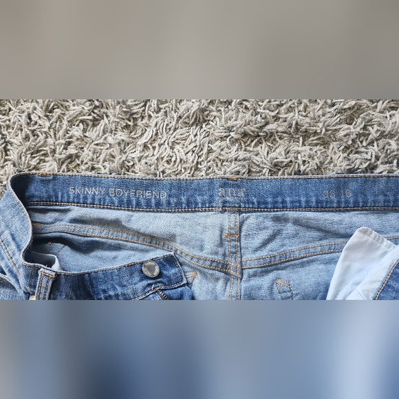 a.n.a Light Blue Distressed Women Jeans Sz 33/16 - Picture 4 of 4